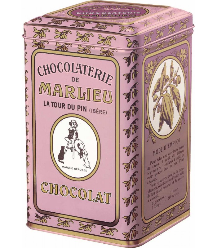 Boite Tour Eiffel métal chocolat praliné - Chocolaterie ABTEY