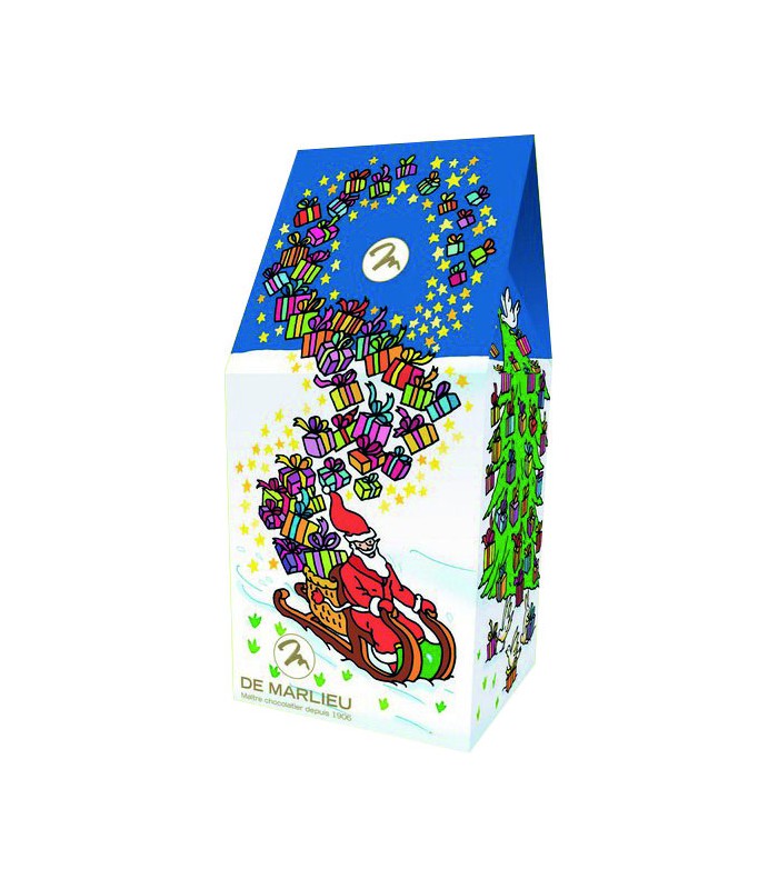 Assortiment Nougats différentes saveurs - Boîte décorée de 250 g